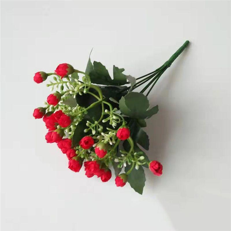 Elegancki Bukiet 36 Sztucznych Jedwabnych Róż na Ślub i do Dekoracji Domu