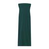 European American Women's Clothing Summer Fashionable Slim Fit Slimming Split Tube Top Dress