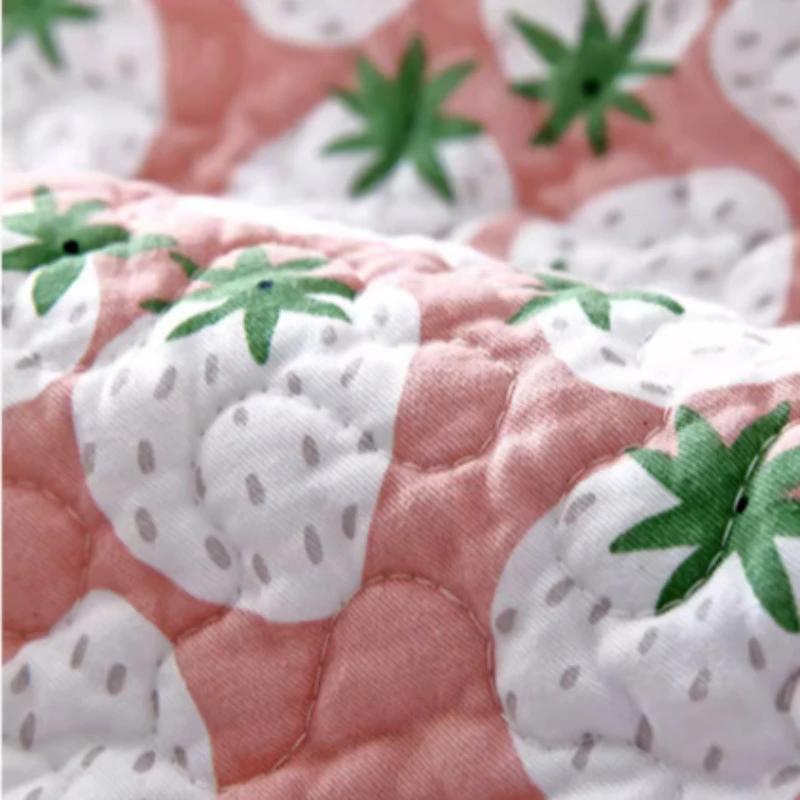 Curled Edge Rural Style Cotton Couch Mats Comfortable Soft Non Slip Sofa Towel Versatile Colorful Living Room Sofa Cover