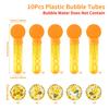 10pcs Sweet Bee Theme Bubble Tube Soap Bottle Kids Birthday Party Favors Gifts Party Gift for Guest Creative Kids Toys Gifts