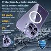 Coque iPhone 14 Pro aimantée MagSafe,verre trempé,protège-caméra,antichoc TPU bumper,transparent,anti-jaunissement,Hard PC Back