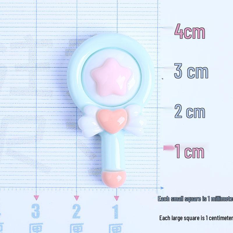Fairy Wand Resin Hair Tie & Sticker Set