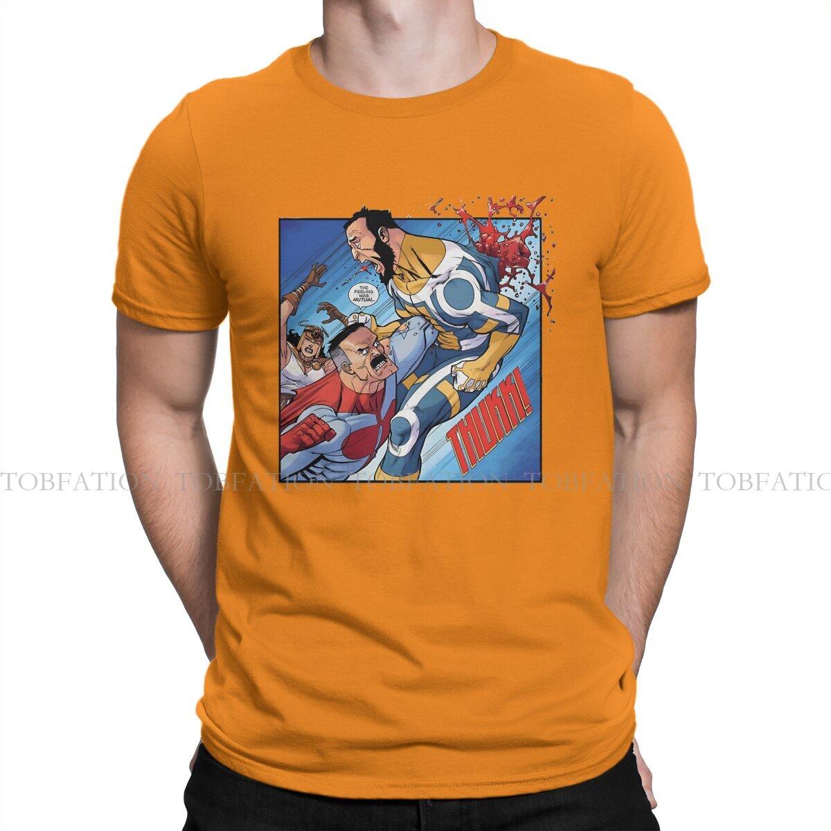 

Omniman Superhero TShirt For Male Invincible TV Series Tops Novelty T Shirt Soft Print Fluffy Creative Gift 4XL