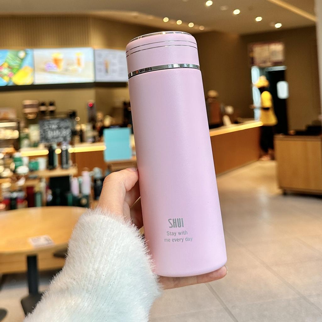 Fashionable thermal mug for women, 316 stainless steel, mini pocket water cup, high-value, compact and portable cup