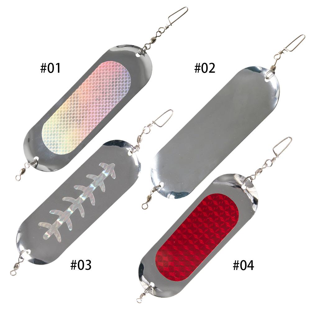 Fishing Flashers Metal Flash Board Rotating Fishing Diver Plate Attract Fish Fishing Dodger Flasher Fishing Accessories