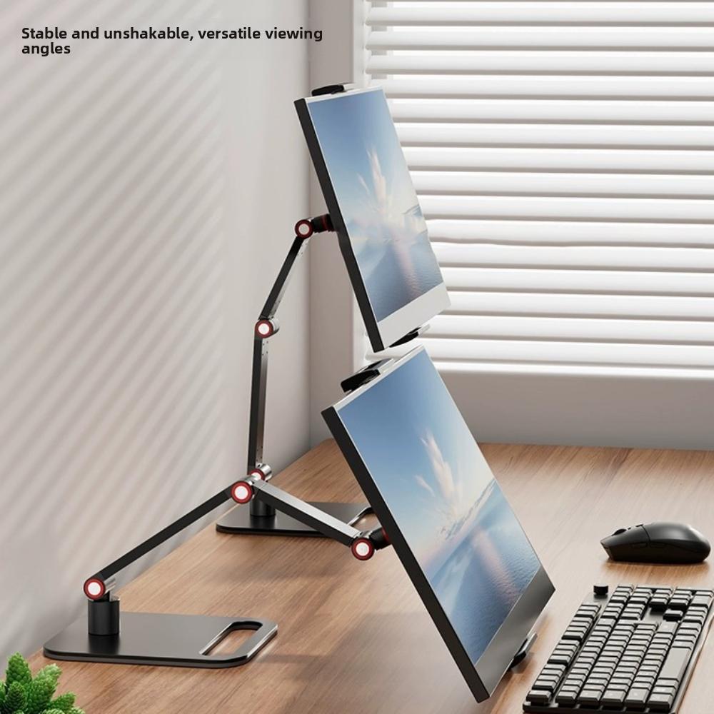 Punch-Free Portable Monitor Holder Foldable Monitor Bracket Durable Screen Holder  Laptop Stand