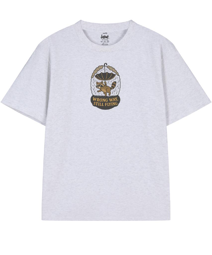DRIFTOUT Long Way Flying Raccoon Short Sleeve T-Shirt (3 Colors)