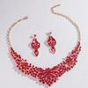 Bridal Necklace and Earrings Set - Colorful  Vintage-inspired  High-end Design Accessories