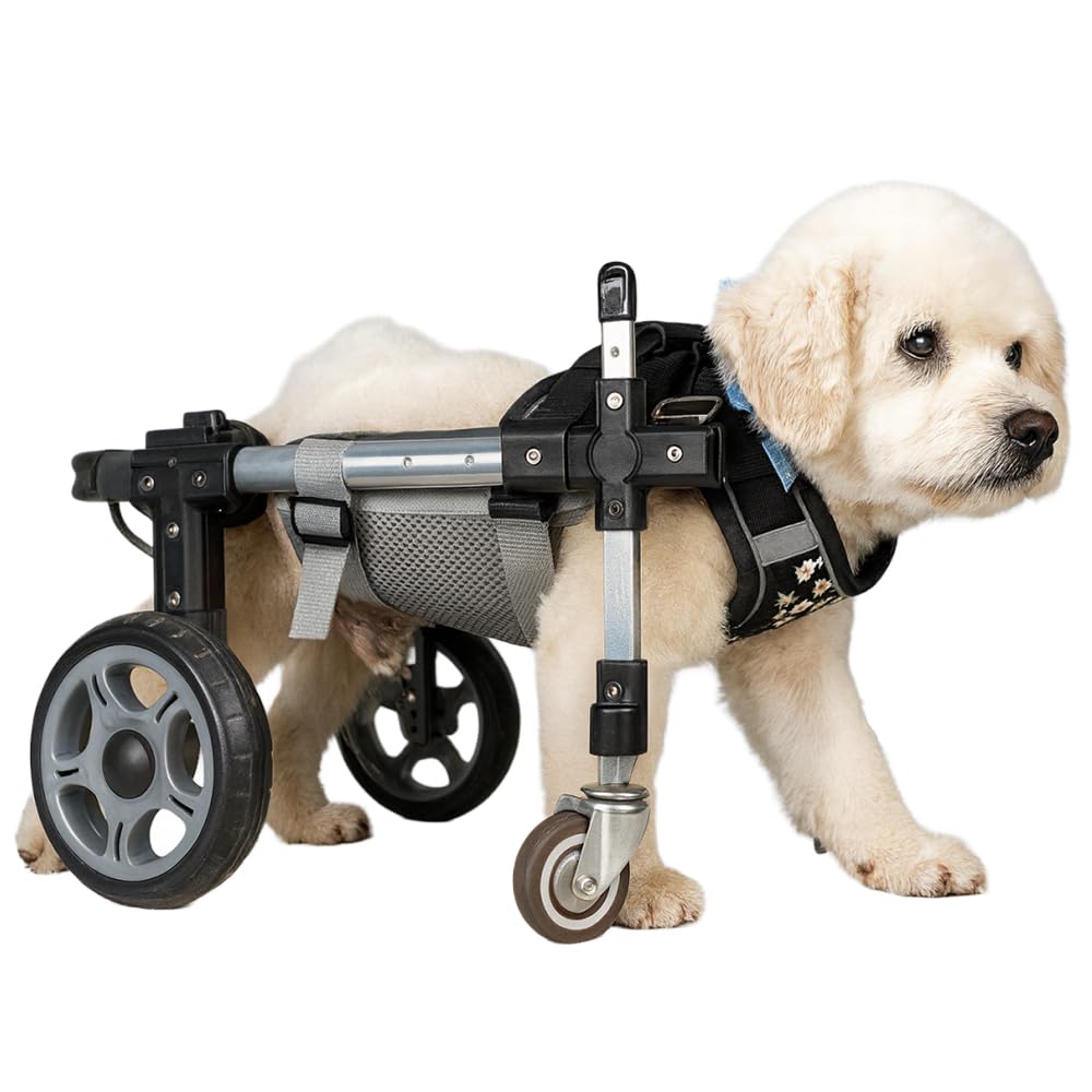 Dog dog pet walking wheelchair for walking hind small medium large small walking cart wheelchair, walker, wheelchair, 4-wheel aid, dogs, aid, harness,
