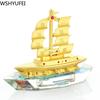 Creativity Smooth Sailing Ornament Tabletop Crafts Lucky Fortune Car Interior Decoration Home Living Room Decor Accessory