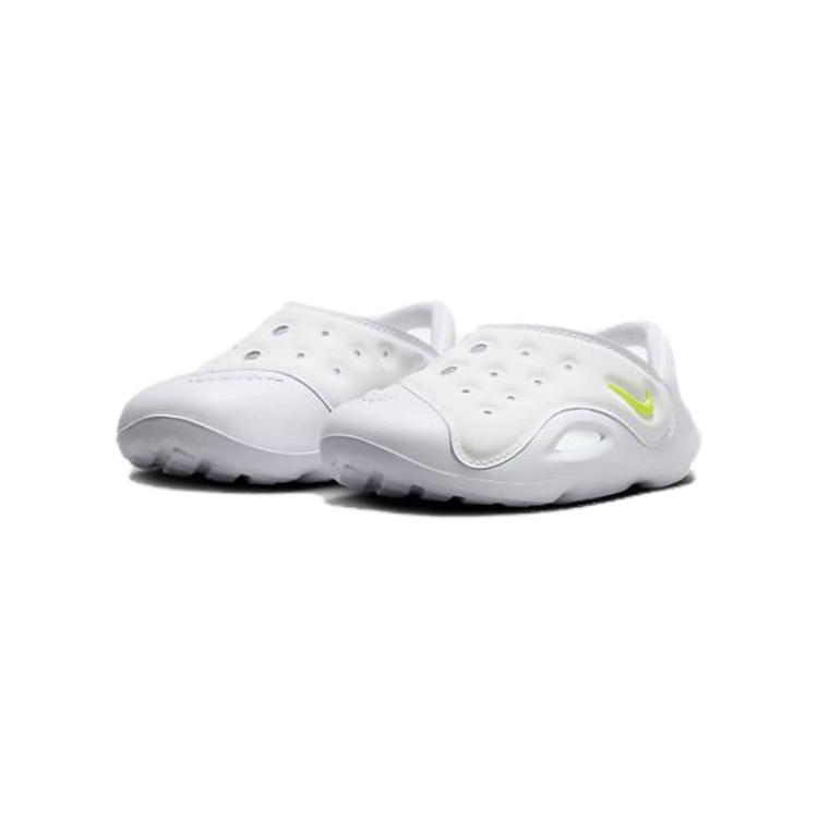 Nike Aqua Swoosh Sandal TD White Volt Baby Sneakers Pure-Platinum FN0875-100
