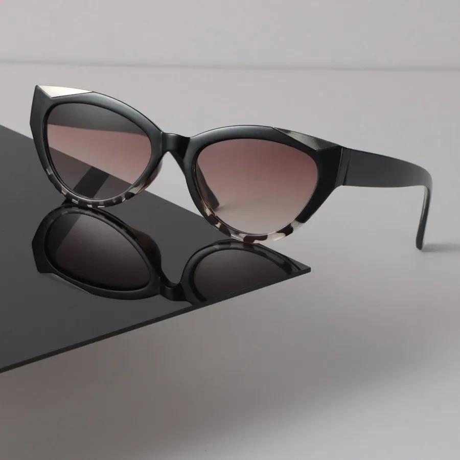Fashion Cat Eye Sunglasses Women Men Retro Brand Designer Mirror Sun Glasses Female Male Gradient Colors