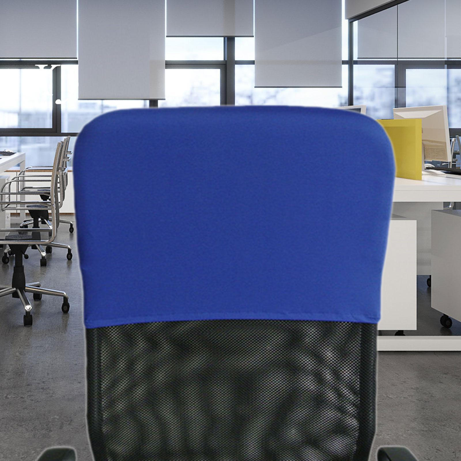 

Чехол на спинку компьютерного кресла, вращающийся защитный чехол для стола Blue 28x48cm