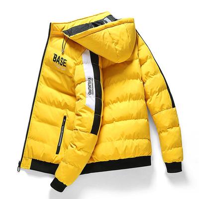 Omkeerbare Winter Katoenen Jas voor Mannen - Met Capuchon, Dik, Warm, Trendy, Sportieve Casual Kleding