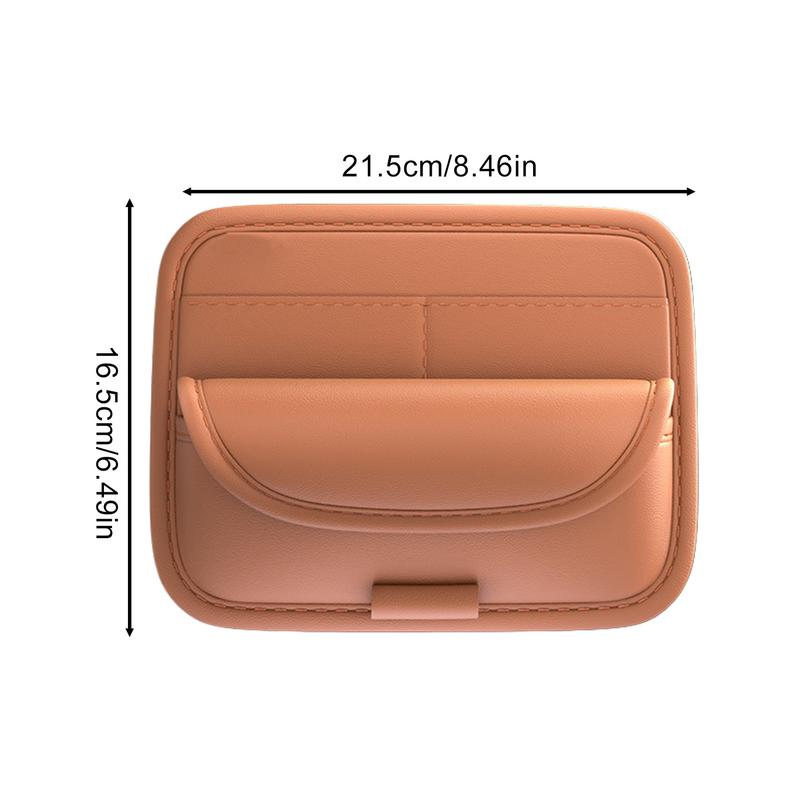 For Refer To Description Leather Sunglass Visor Clip PU Leather Sunglasses Case Visor Sunglasses Holder Protective Box