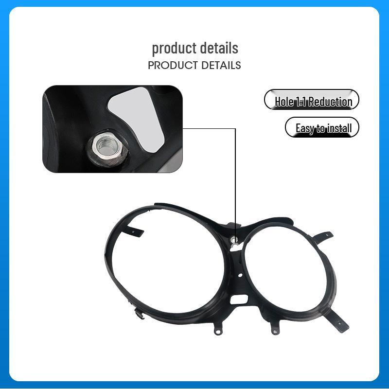 Headlight Frame Cover for 2002-2006 Mercedes-Benz E-Class W211 (Part #2118200512/2118200612)