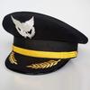 Pilot Eagle Costume Uniform Event Supplies Hat Head Circumference [cnstone] Hat, Hat, Badge, Embroidered, Accessory, Children, Unisex, Captain,