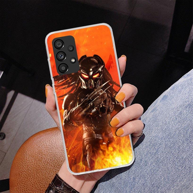Alien Vs Predator Painted Phone Case For Samsung Galaxy A17 A16 A15 A14 A13 A57 A56 A55 A54 A53 A37 A36 A35 A34 A33 A26 A25 A24