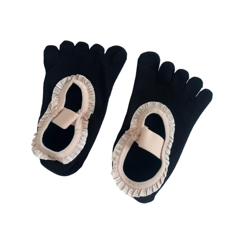 Soft Five Toes Pilates Sock Elastic Boat Socks Breathable Low-Ankle Socks  Exercise
