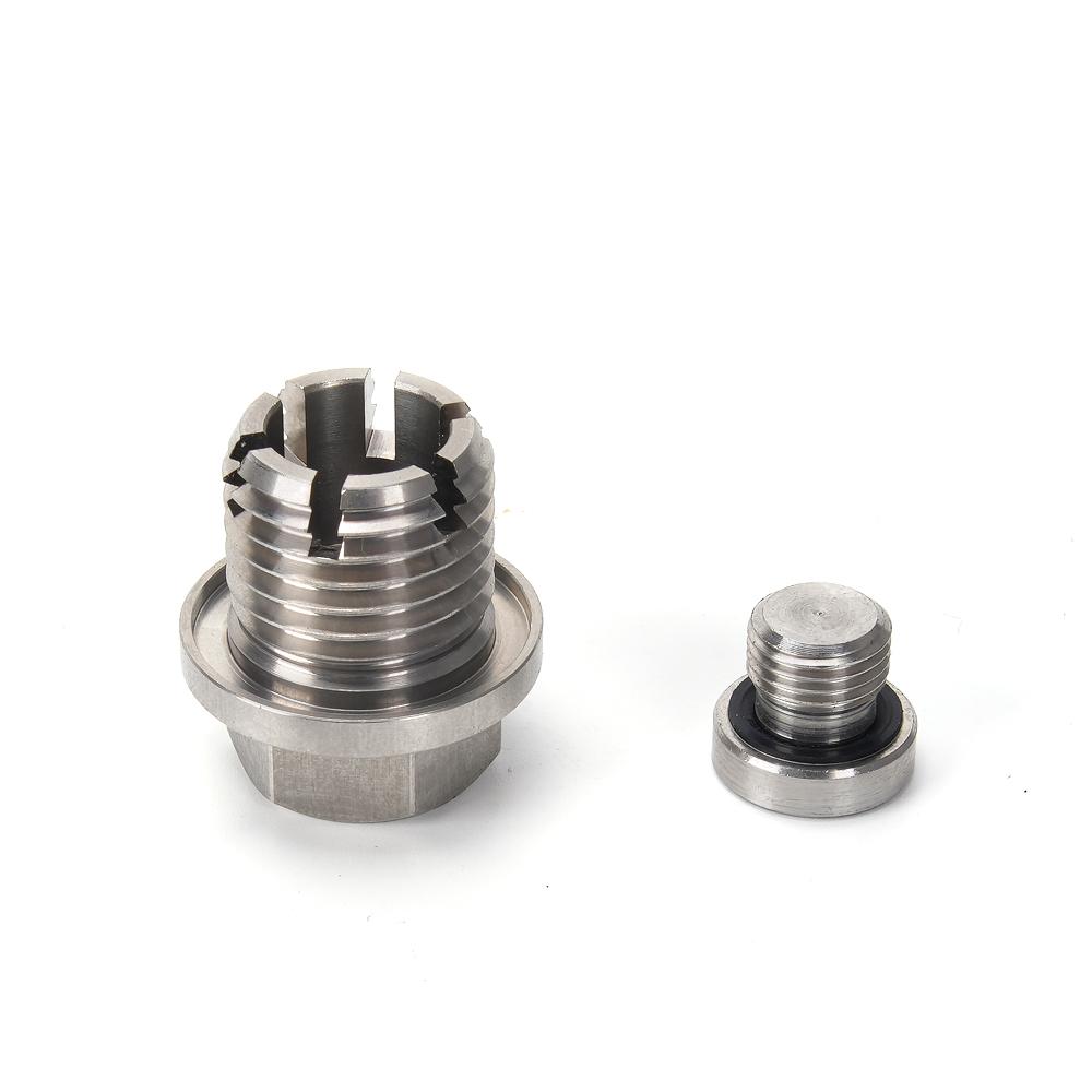 RASTP-M10.4/M12.1/M14.1/M16.1/M18.1 Oil Drain Plug Piggyback Self Tapping Oil Pan Thread Repair Kit With O-Ring Wrench QRF042 Oil Drain Plugs 3