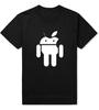 Fashion Unisex T Shirts Android Robot Male tshirt humor logo printed funny t shirt short sleeve Round Neck Ringer Tees