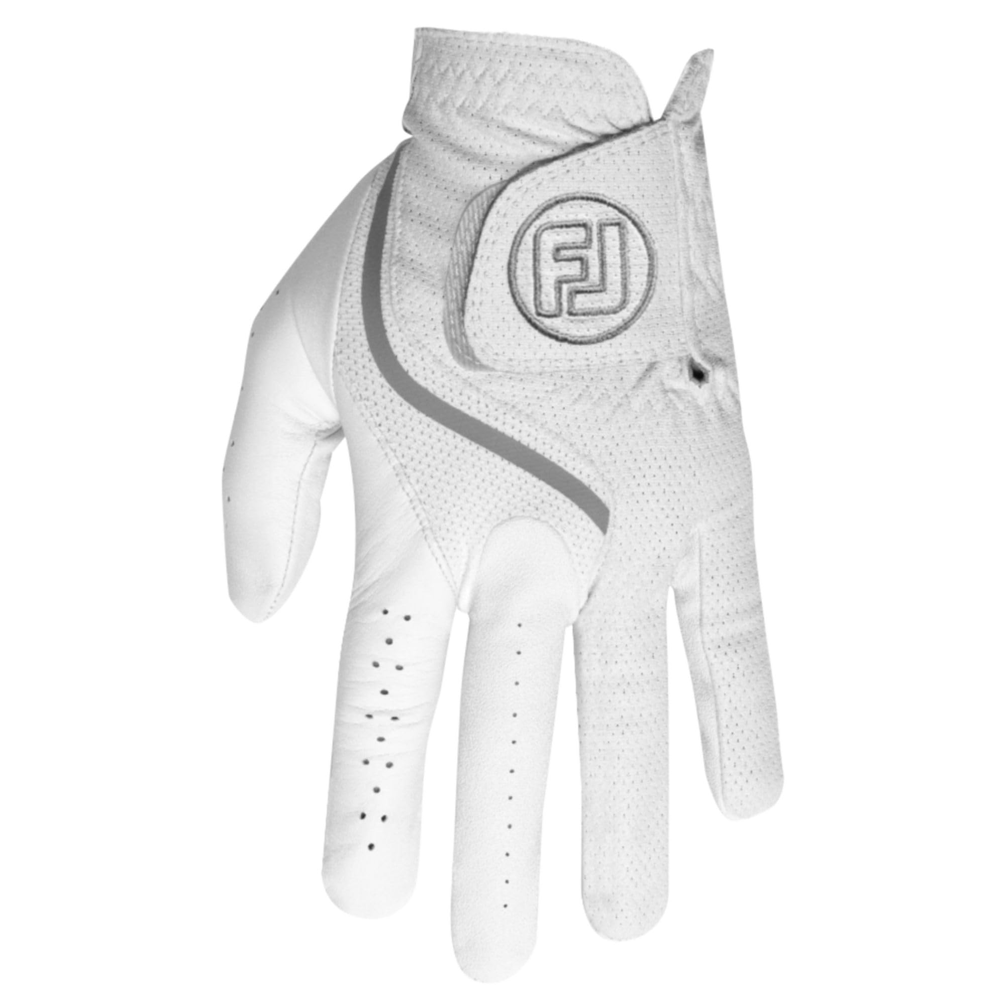

FootJoy Cyflex Golf Gloves for 25cm Men, White/Gray,