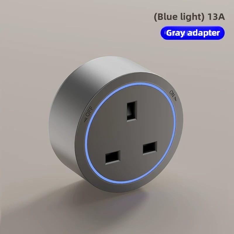 New Wood Grain Power Track Socket Household Kitchen Appliance Power Rail Plug Adapter Standard Wall Mobile Rail Socket