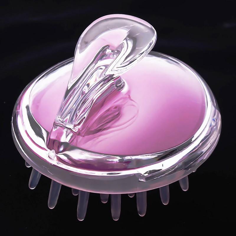 

Расческа для массажа кожи головы Силиконовая расческа для волос Щетка для волос фиолетовый