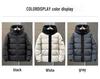 Winter Mengjia Black Warrior Daunenjacke: Unisex Kurzmantel mit Kapuze und dicken, warmen Entendaunen