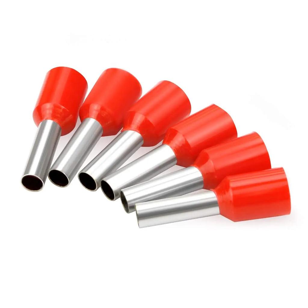 500Pcs Wire Ferrules Kit, Wire Terminal Ferrules Crimp Connector, Insulated Cord Pin End Terminal E0508/E7508/E1008/E1508/E2508