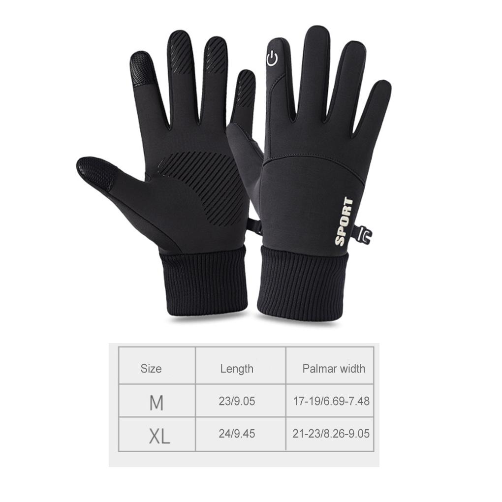 2pieces Warm Winter Cycling Gloves Screen Function For Men And Women Motorcyclist Gloves Cycle