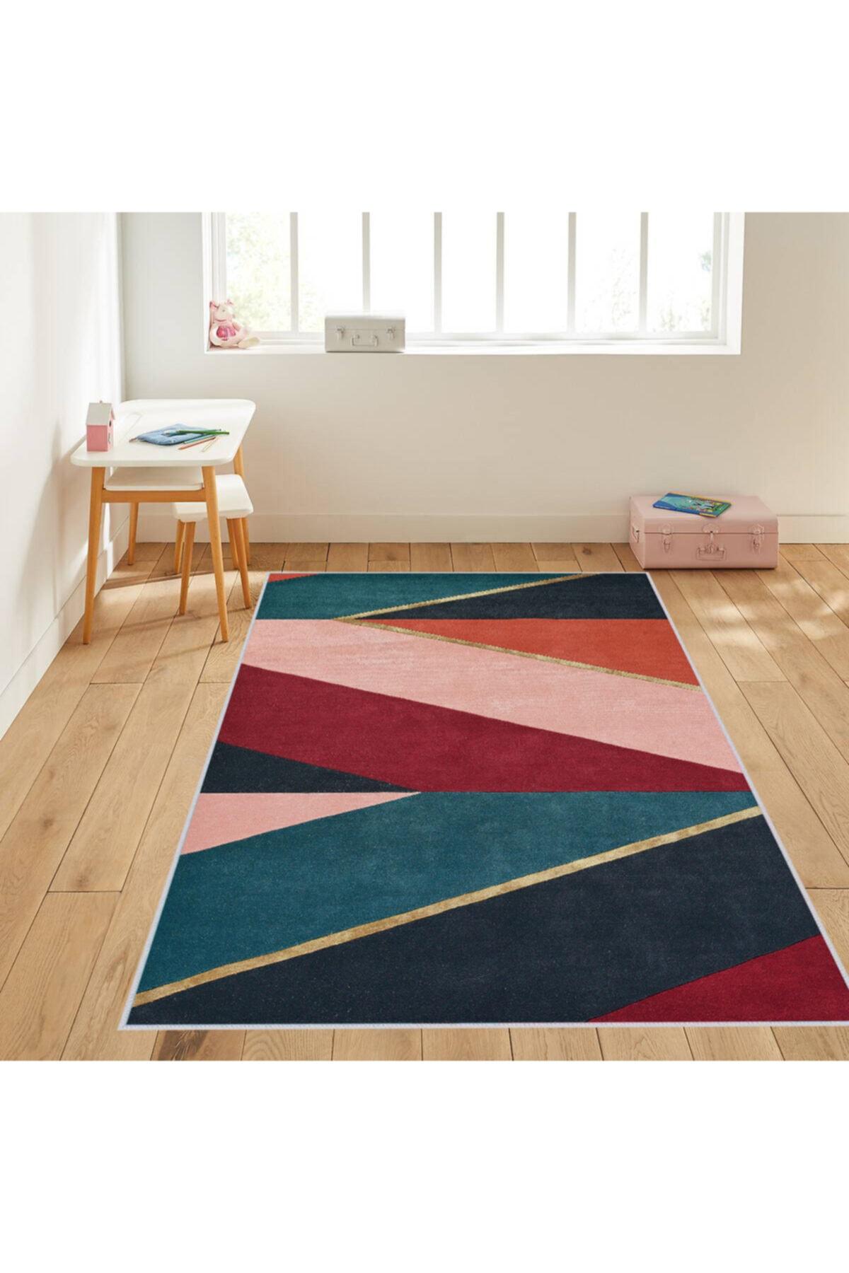 

Rovigo Home Washable Printed Carpet RVG1227 50x80 розовый