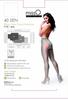 Cutout Tights - MissO P102 Gray S/M