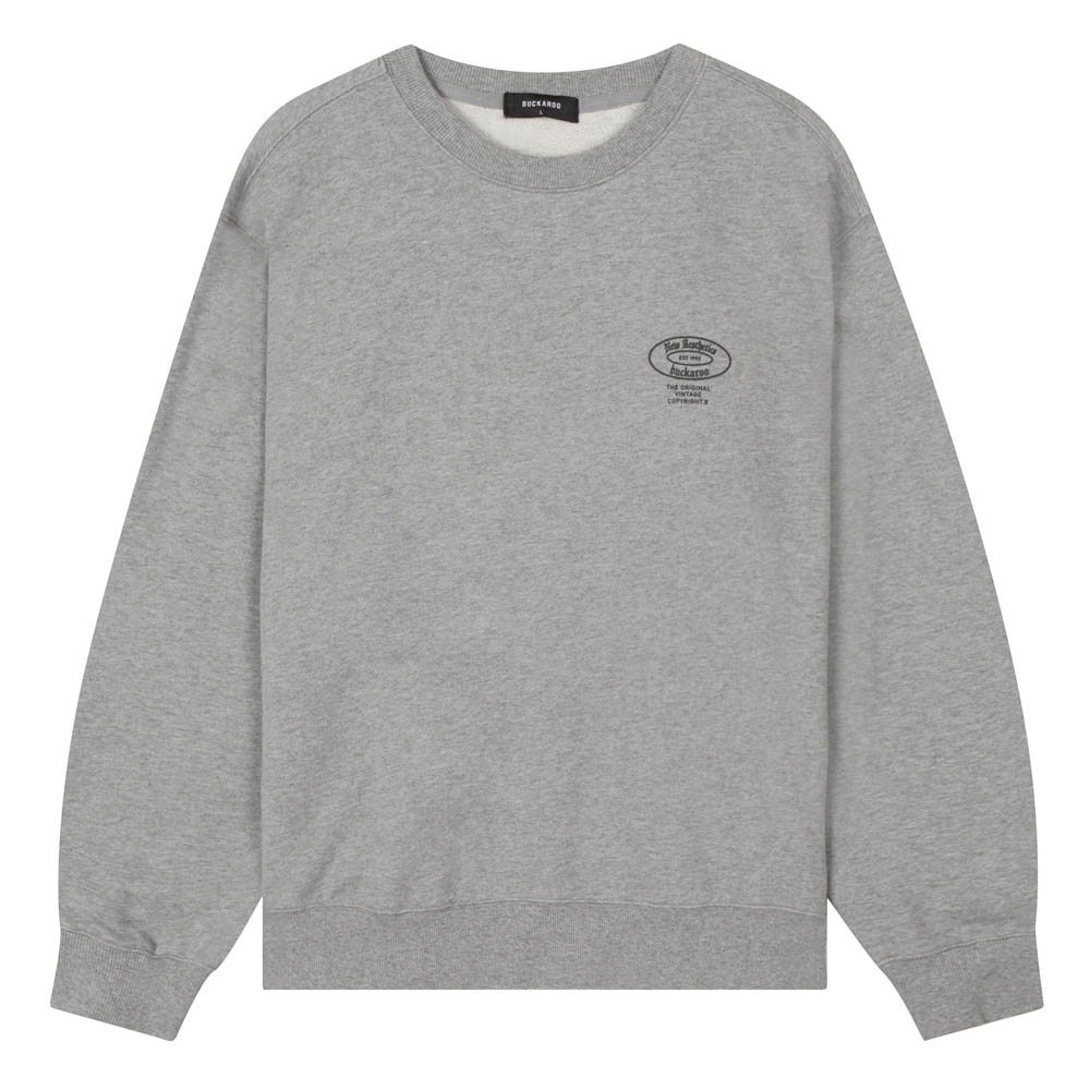 Свитшот Burkeru Basic Artwork Меланжевый серый Melange Grey_S