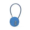 Cookie Shape Wire Rope Password Lock Zinc Alloy Code Lock NEW 3 Dial Digit Password Padlock
