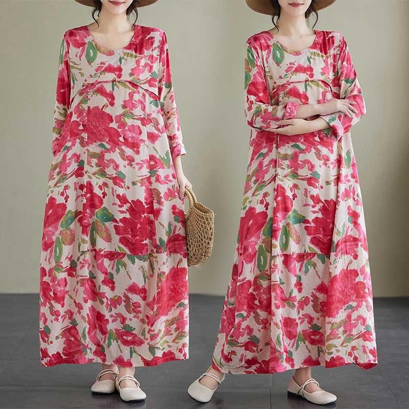 

Women s Embroidered Long Dress L