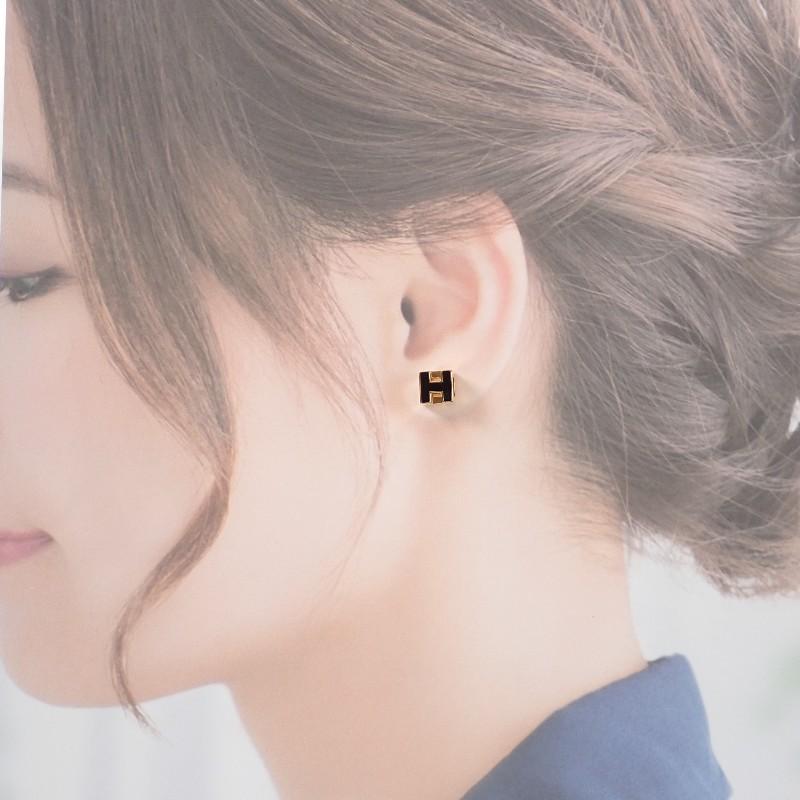 HERMES  H604005F  Pierce black metal Women