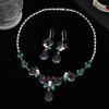 Yellow Butterfly Zircon Luxury Necklace and Earring Set: Versatile and Trendy Fashion Statement