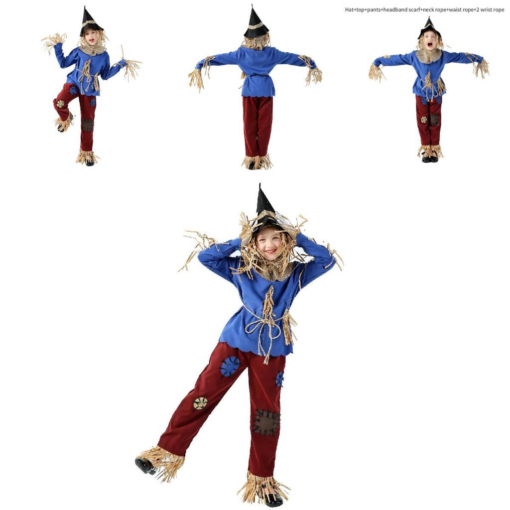 Halloween Costume Children Cosplay Wizard Of Oz Lion Tamer Plush Velvet For Kids