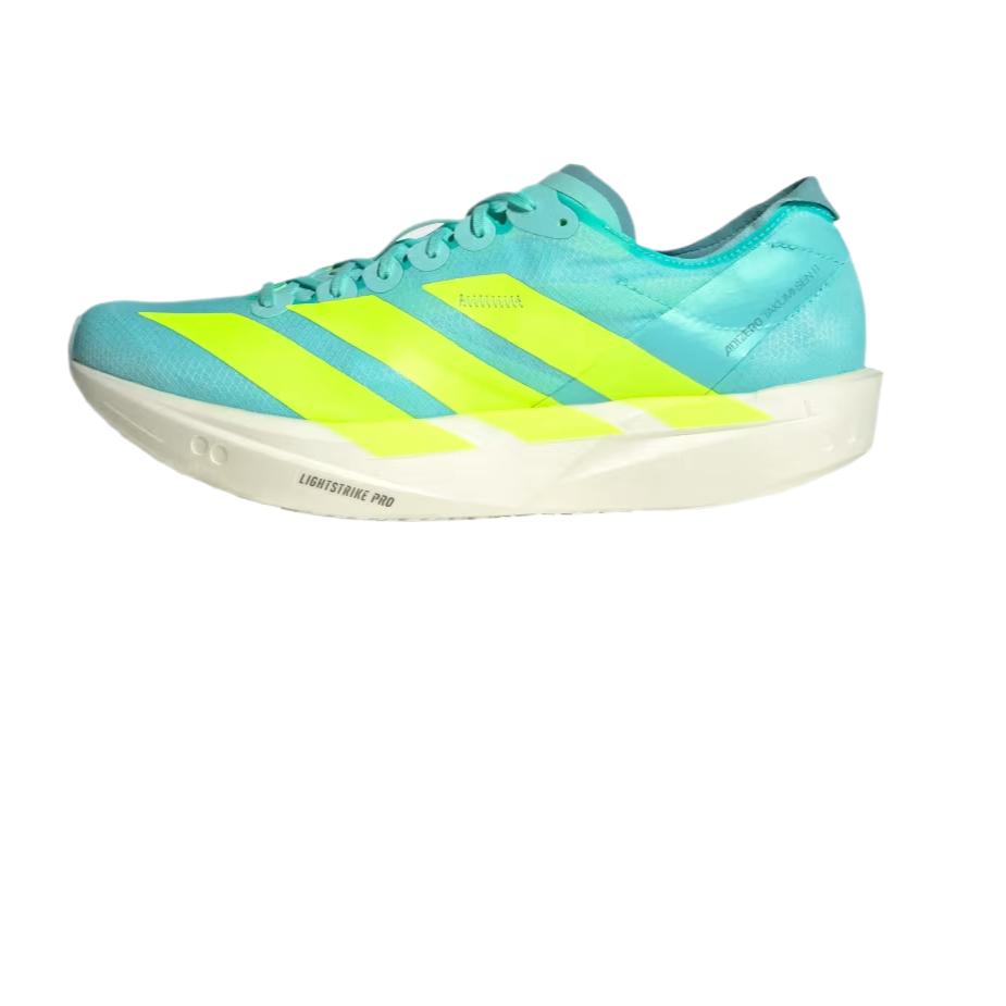 Adidas Adizero Takumi Sen 11 Fashion Comfortable Trendy Minimalist Shock Absorption Low Top Running Shoes Men Running Shoes Blue Yellow JQ2813