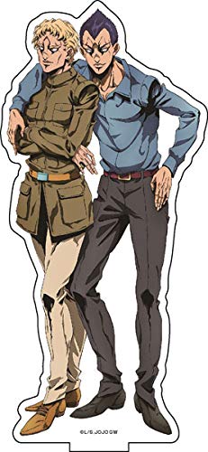 

Причудливые приключения Джоджо: JoJo s Bizarre Adventure: Золотой ветер AGF2019 Оригинальная большая акриловая подставка (8) Сорбет и Джелато