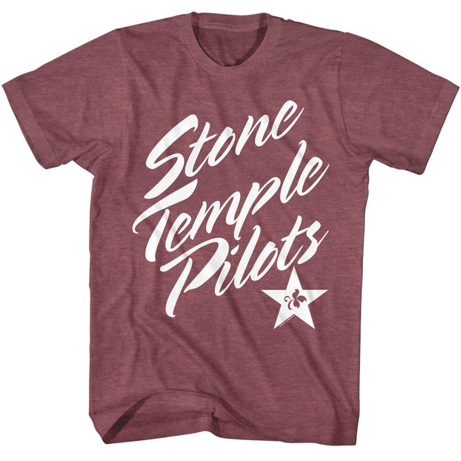 Stone Temple Pilots Vintage Maroon Heather T-Shirt 3XL