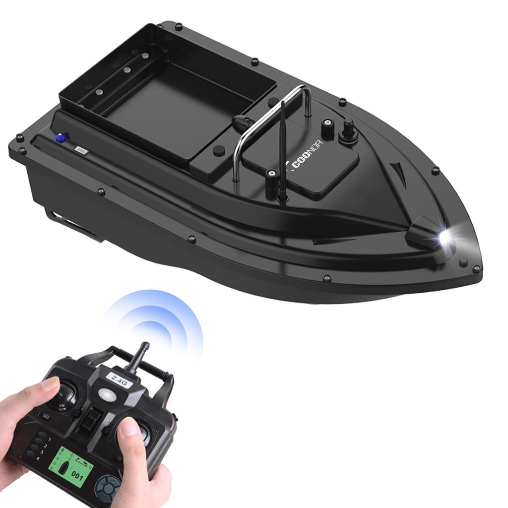 GPS Fishing Bait Boat with Large Bait Container Automatic Bait Boat with 400 500M Remote Range