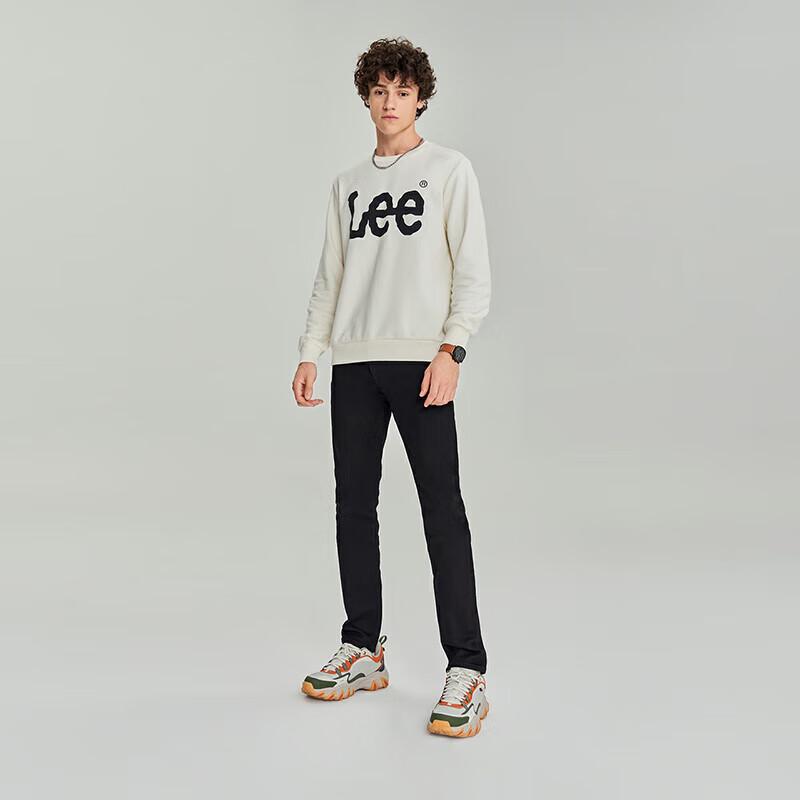 Lee Men's Standard Fit Round Neck Logo Sweatshirt