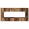 Console Table Striped Rustic Wood 155 x 29 x 74 cm Engineered Wood