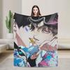 Super Warm Blankets Picnic L-Lost In The Cloud Anime Throw Blanket Flannel Bedspread For Couch Chair Bed Sofa Bed Cover