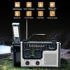 Portable Hand-Crank & Solar Emergency Radio with Multifunctional Lighting for Disaster Preparedness