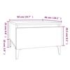 Minimalistischer Sofatisch Im Minimalistischen Stil 2 Stück Aufbewahrungstisch Mit Schubladen, TV-Sideboard Für Das Wohnzimmer, 50x46x50 Cm