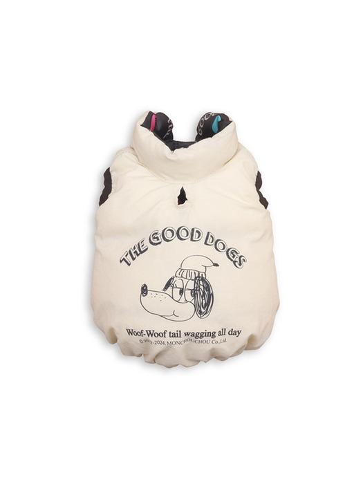 MONCHOUCHOU Beau Beau Reversible Jacket Cream