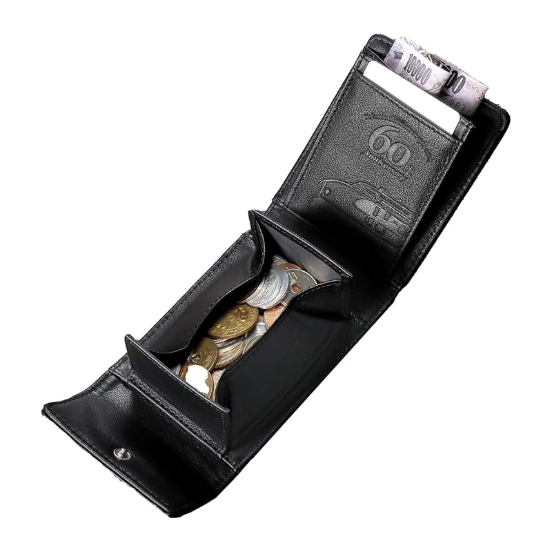 

[Tokaido Shinkansen] 60th anniversary of Tokaido Shinkansen opening Leather mini wallet (JR Tokai approved)